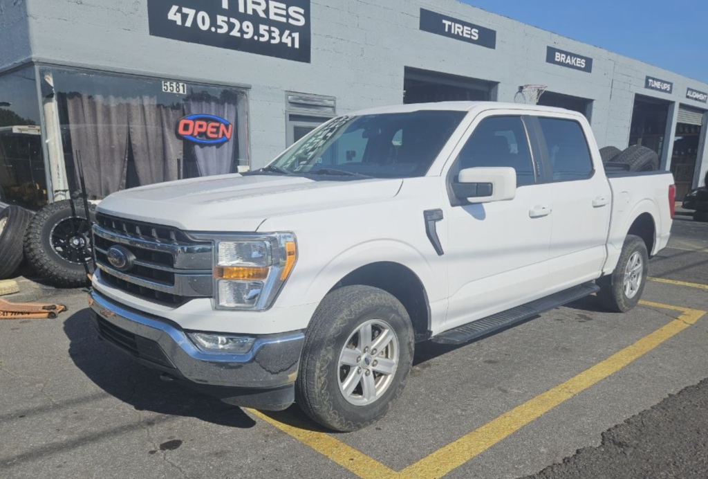 2021 F150 Before New wheels and tires